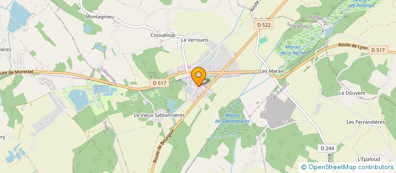 localisation de l'entreprise MONSIEUR IBRAHIMA TRAORE  SOLEYMIEU