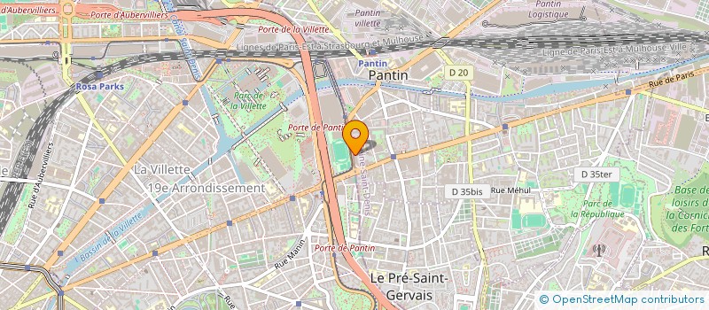 localisation de l'entreprise MONSIEUR IBRAHIMA TRAORE à PANTIN