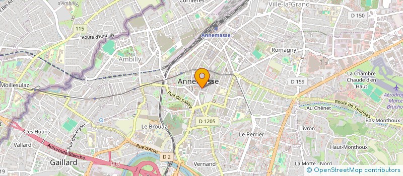 localisation de l'entreprise MONSIEUR IBRAHIMA TRAORE à ANNEMASSE