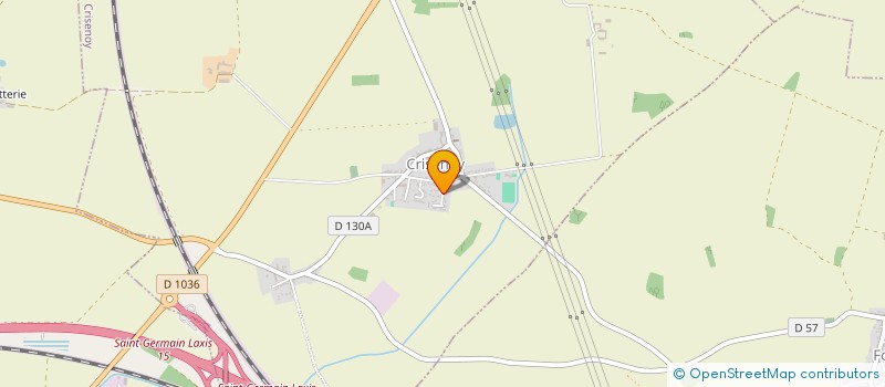 localisation de l'entreprise MONSIEUR IBRAHIMA TRAORE  CRISENOY