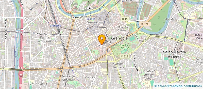 localisation de l'entreprise MONSIEUR IBRAHIME MESBAH à GRENOBLE