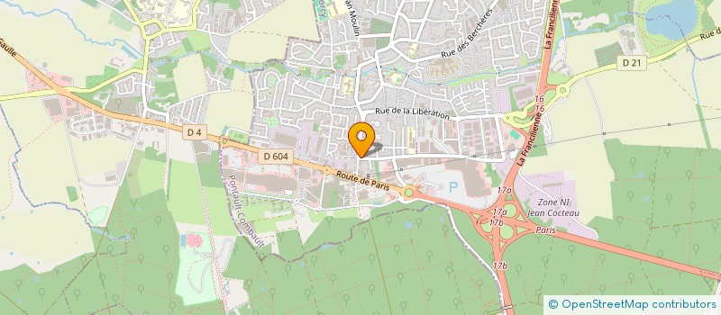 localisation de l'entreprise MONSIEUR IBRAHIME SISSOKO à PONTAULT-COMBAULT