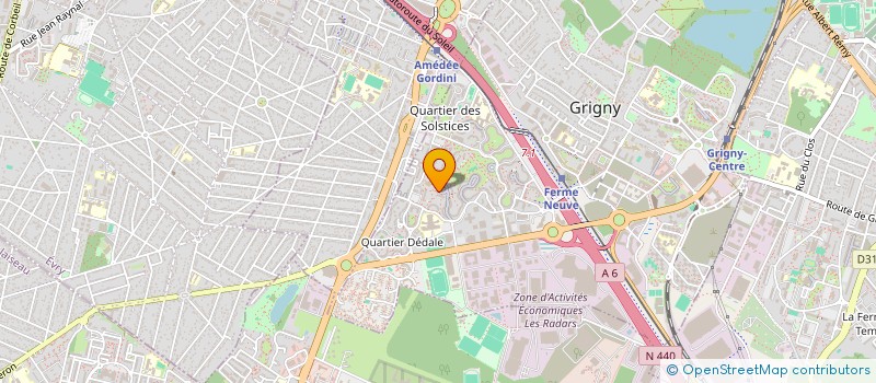 localisation de l'entreprise MONSIEUR IBRAHIMO DIALLO  GRIGNY