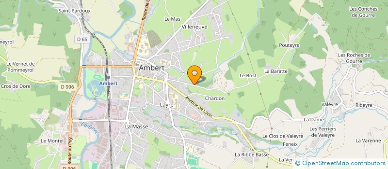 localisation de l'entreprise MONSIEUR IBRAIN RUEDA RODRIGUEZ  AMBERT