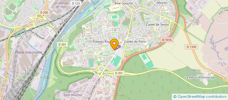 localisation de l'entreprise MONSIEUR IBRAR MOHAMMAD  CREIL