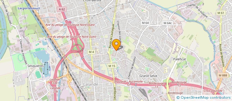 localisation de l'entreprise MONSIEUR IBRAR MOHAMMED  TOULOUSE