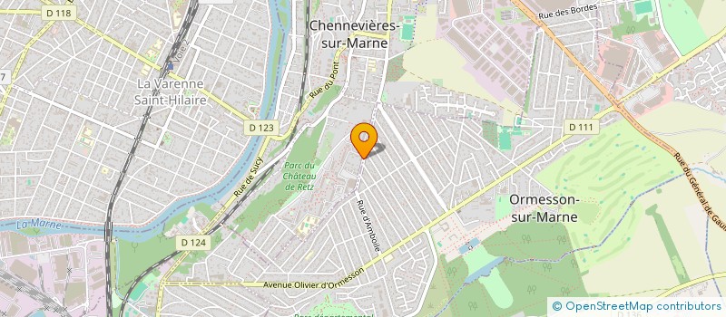 localisation de l'entreprise MONSIEUR IBRAYMHA ORLANDO SANTOS  CHENNEVIERES-SUR-MARNE