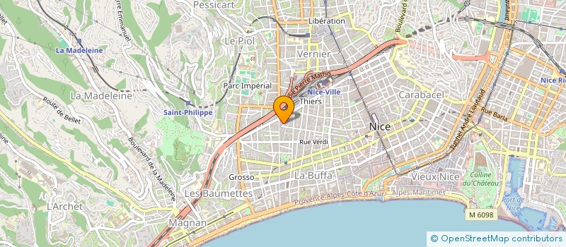 localisation de l'entreprise MONSIEUR ICARO ARIEL PEREIRA DOS SANTOS à NICE