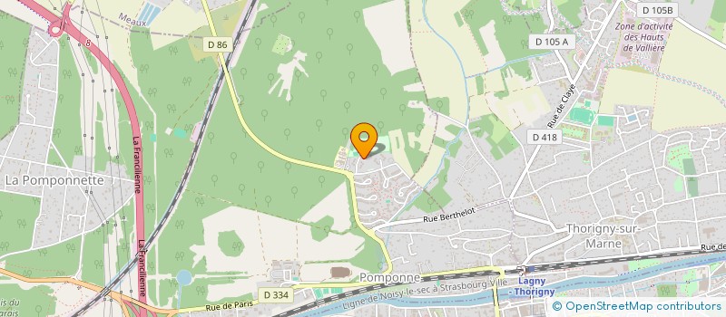 localisation de l'entreprise MONSIEUR ICHAM BEN YOUSSEF  POMPONNE