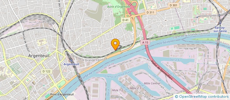 localisation de l'entreprise MONSIEUR ICHAM BENSLIMANE  ARGENTEUIL