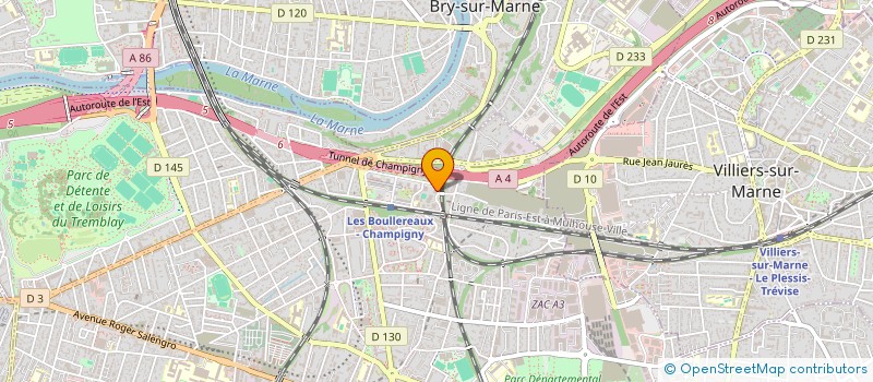 localisation de l'entreprise MONSIEUR ICHAM M MADI BOINA  CHAMPIGNY-SUR-MARNE