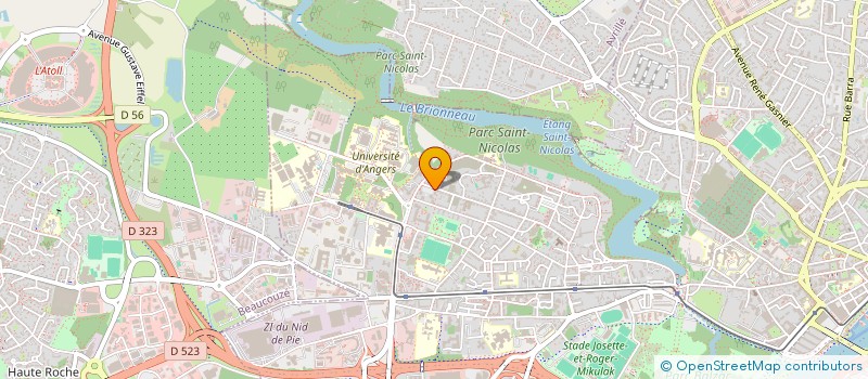 localisation de l'entreprise MONSIEUR ICHAME MARRAKCHI  ANGERS