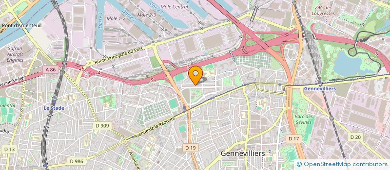 localisation de l'entreprise MONSIEUR ICHEM ABSSI à GENNEVILLIERS