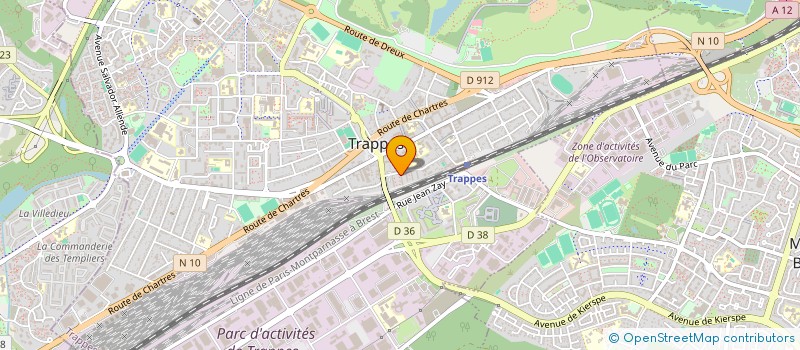 localisation de l'entreprise MONSIEUR ICHEM DERROU à TRAPPES