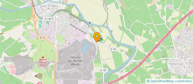 localisation de l'entreprise MONSIEUR ICHEM EL KHARBAOUI  SAINT-THIBERY