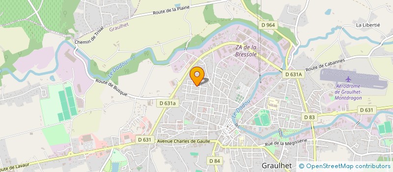 localisation de l'entreprise MONSIEUR ICHEM MIARA  GRAULHET