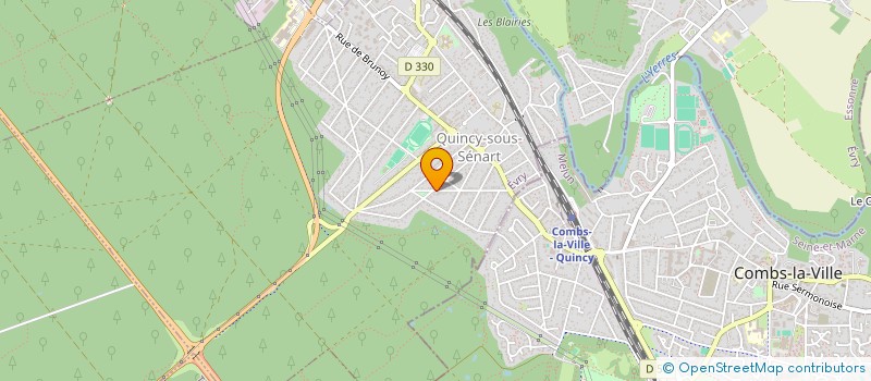 localisation de l'entreprise MONSIEUR IDAIR ALFAMA FERNANDES  QUINCY-SOUS-SENART