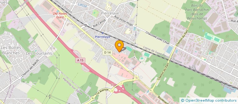 localisation de l'entreprise MONSIEUR IDALECIO GONCALVES  PIERRELAYE