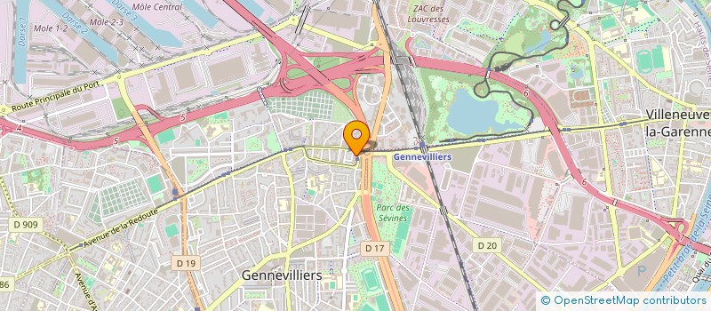 localisation de l'entreprise MONSIEUR IDALERCO ROCHA DA LUZ à GENNEVILLIERS