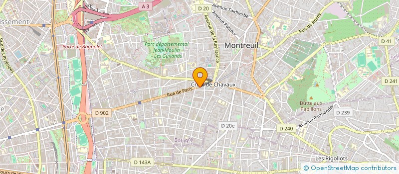 localisation de l'entreprise MONSIEUR IDDER OULCAID à MONTREUIL