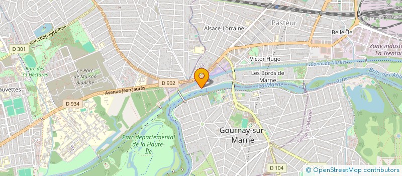 localisation de l'entreprise MONSIEUR IDDIR BELGAID  GOURNAY-SUR-MARNE