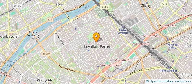 localisation de l'entreprise MONSIEUR IDEL FAJGENBAUM à LEVALLOIS-PERRET
