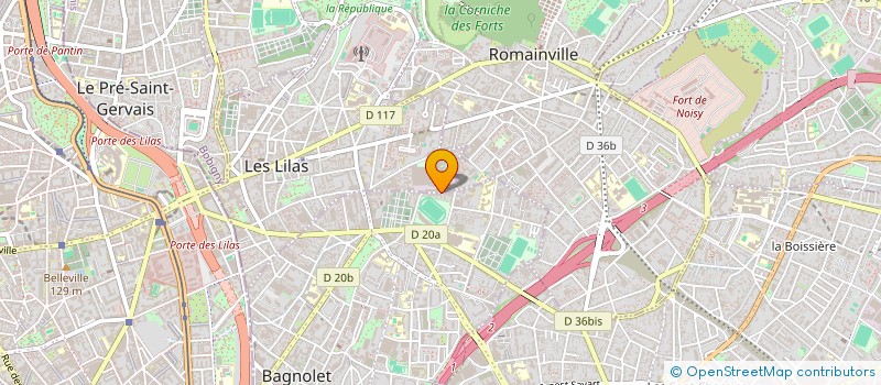 localisation de l'entreprise MONSIEUR IDER BAATOUCHE à BAGNOLET