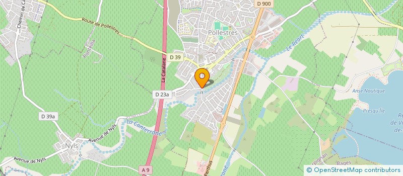 localisation de l'entreprise MONSIEUR IDHIR BAHA  POLLESTRES