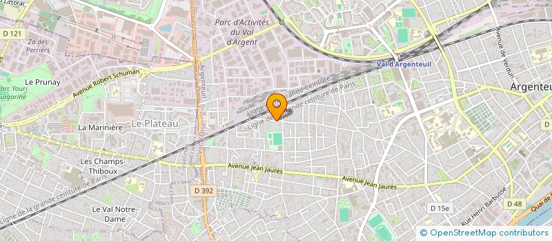 localisation de l'entreprise MONSIEUR IDHIR BOUGHIAS  ARGENTEUIL