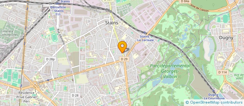 localisation de l'entreprise MONSIEUR IDI SAKHO à STAINS