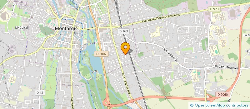 localisation de l'entreprise MONSIEUR IDIR ALOUACHE à MONTARGIS