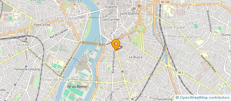localisation de l'entreprise MONSIEUR IDIR AOUDIA  TOULOUSE