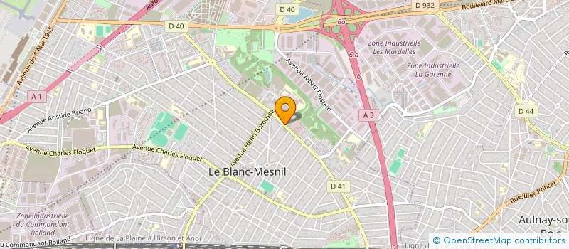 localisation de l'entreprise MONSIEUR IDIR BOUAFIA à LE BLANC-MESNIL