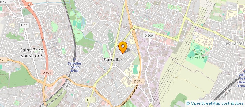 localisation de l'entreprise MONSIEUR IDIR BOUCHAKEL  SARCELLES