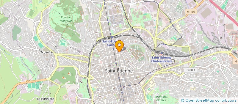 localisation de l'entreprise MONSIEUR IDIR BOUDJEMA  SAINT-ETIENNE