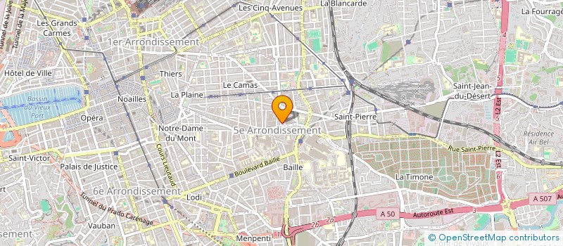 localisation de l'entreprise MONSIEUR IDIR CHATAR  MARSEILLE