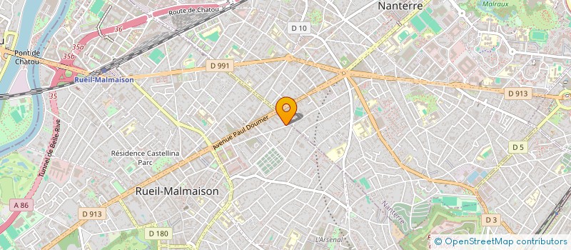 localisation de l'entreprise MONSIEUR IDIR GANI à RUEIL-MALMAISON