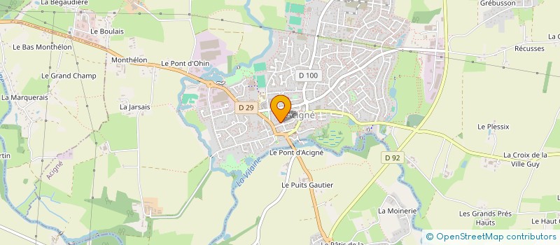 localisation de l'entreprise MONSIEUR IDIR HADJI  ACIGNE