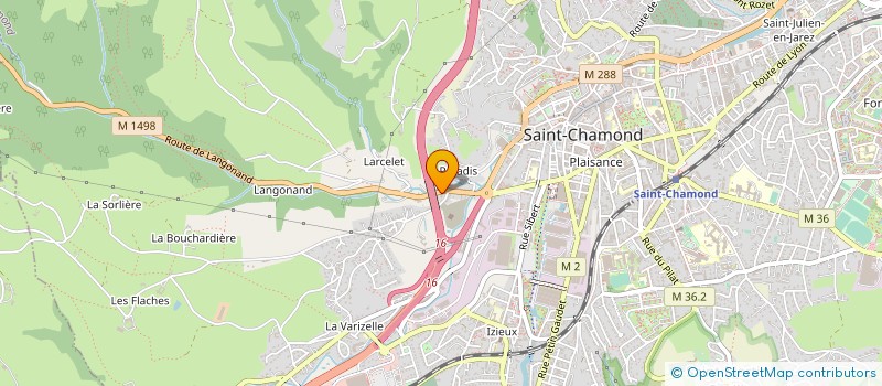 localisation de l'entreprise MONSIEUR IDIR HAMOUCHE  SAINT-CHAMOND