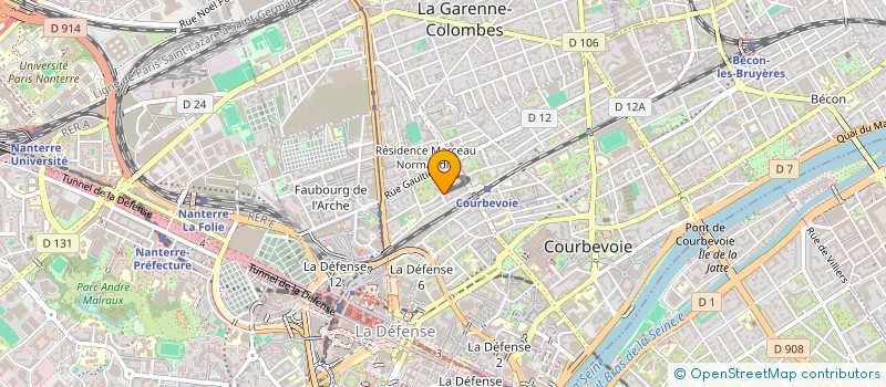 localisation de l'entreprise MONSIEUR IDIR NAIT MESSAOUD à COURBEVOIE