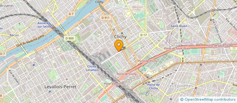 localisation de l'entreprise MONSIEUR IDIR OUHACHI à CLICHY