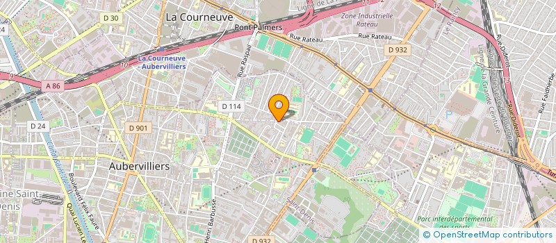 localisation de l'entreprise MONSIEUR IDIR OUMAMMAR  AUBERVILLIERS