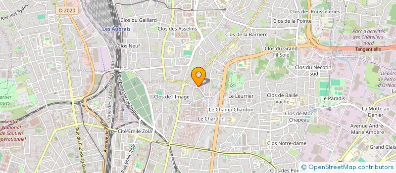 localisation de l'entreprise MONSIEUR IDIR TALMATKADI  ORLEANS