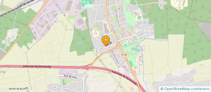 localisation de l'entreprise MONSIEUR IDIR TOUAMI  LES MUREAUX