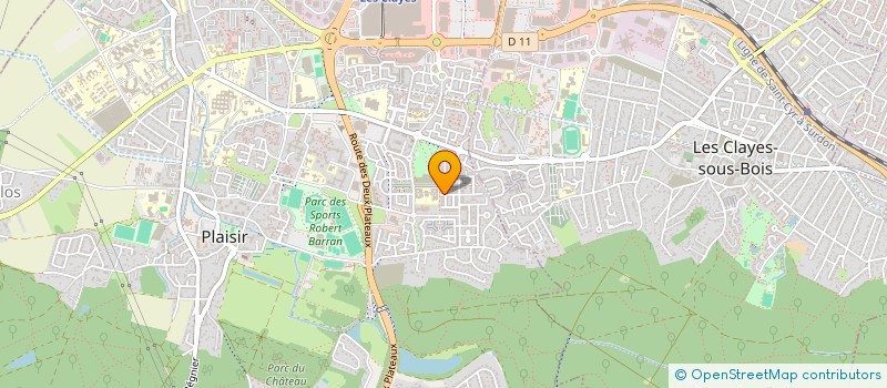 localisation de l'entreprise MONSIEUR IDIR ZAMOUM  PLAISIR