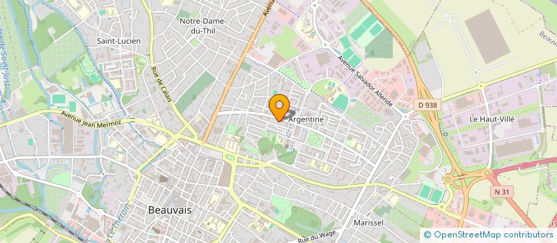 localisation de l'entreprise MONSIEUR IDIRIS KASMAZ  BEAUVAIS