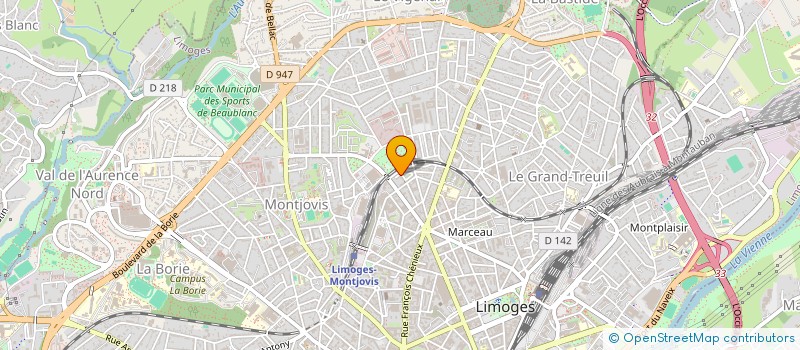 localisation de l'entreprise MONSIEUR IDOUMOU ABDI SALEM à LIMOGES