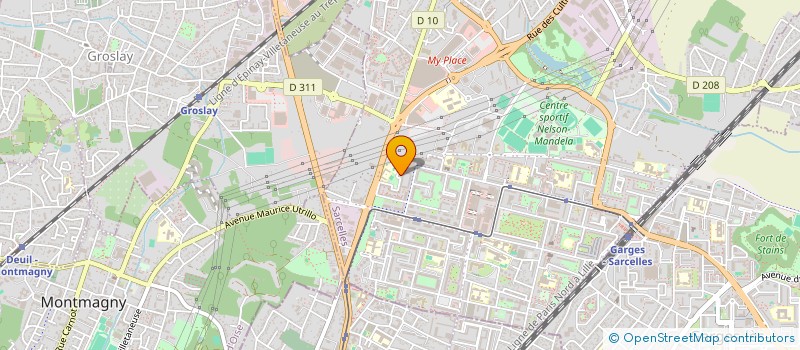 localisation de l'entreprise MONSIEUR IDREES AHMADZAI  SARCELLES