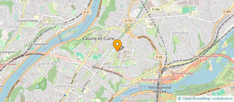 localisation de l'entreprise MONSIEUR IDRIS BELAROUSSI à CALUIRE-ET-CUIRE