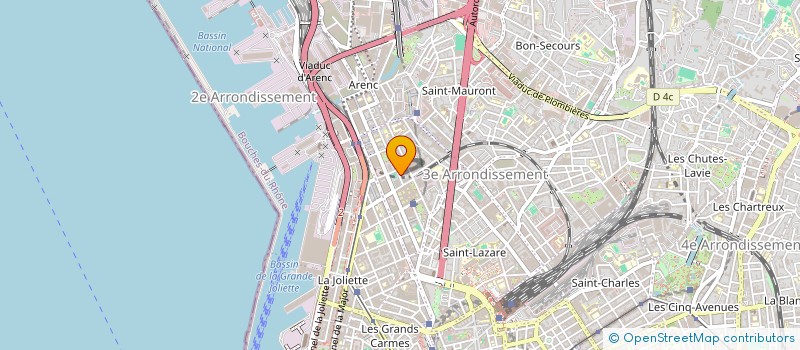 localisation de l'entreprise MONSIEUR IDRIS BOUBEKEUR  MARSEILLE